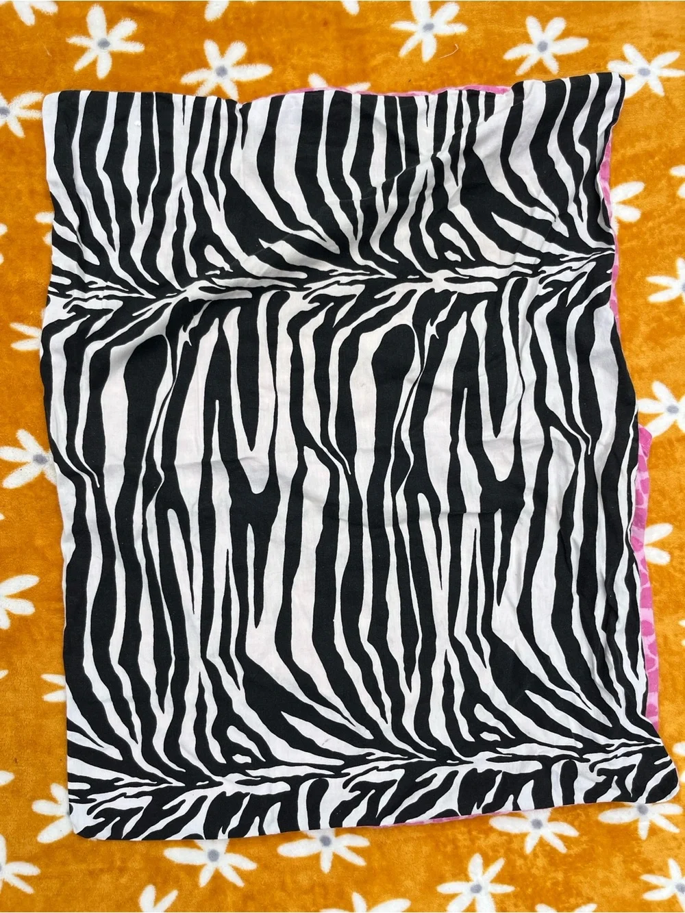 Almost Vintage Zebra Print Pink Leopard Print Shams Standard Pillowcases Y2k